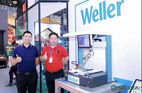 麻豆视频传媒入口自动化搭载德国weller核心温控参展五金展会